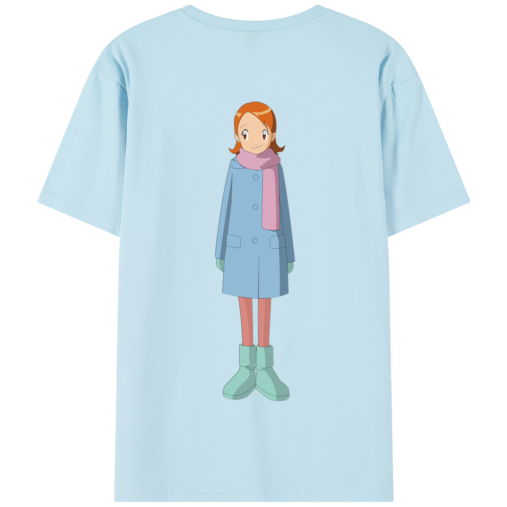 （画像用） Digimon デジタルモンスター/デジモン 綿100％半袖Tシャツ（背面プリント）